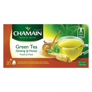 Image of Chamain (Green Tea, Ginseng & Honey) - 20 Bags