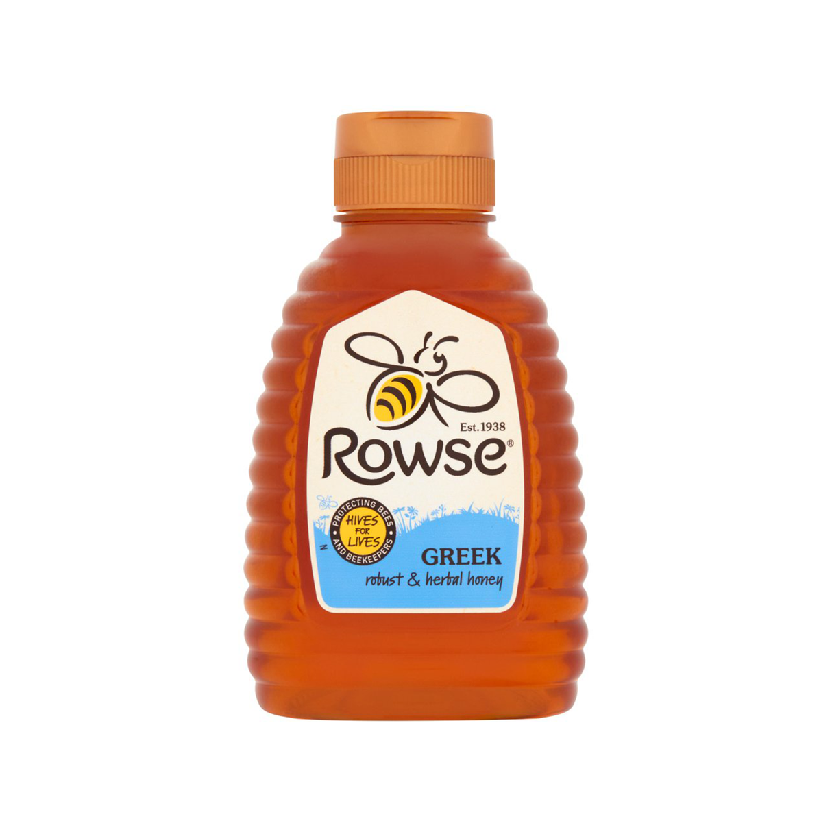 Image of Rowse Greek Robust & Herbal Honey 250g