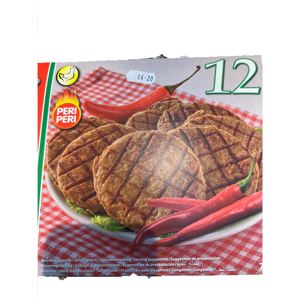 Image of Ikbal Chicken Burger Peri Peri 12Pcs