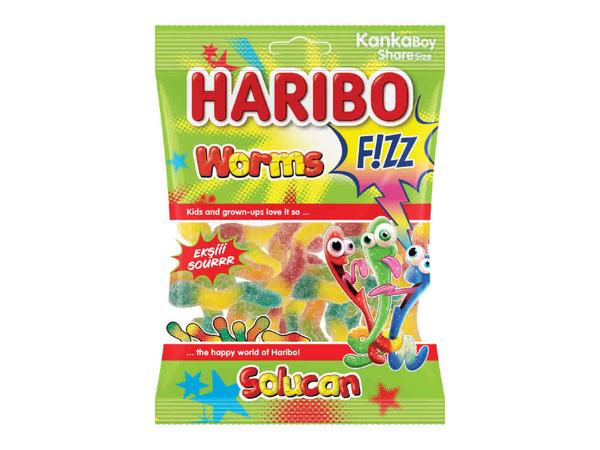 Image of Haribo Fizz Solucan 70g