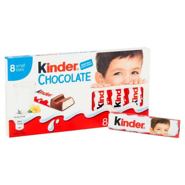 Image of Kinder Chocolate Medium Bar 21g X8