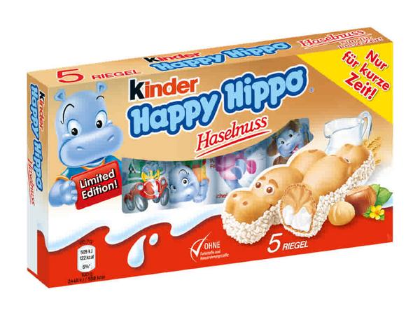 Image of Kinder Happy Hippo Hazelnut X5