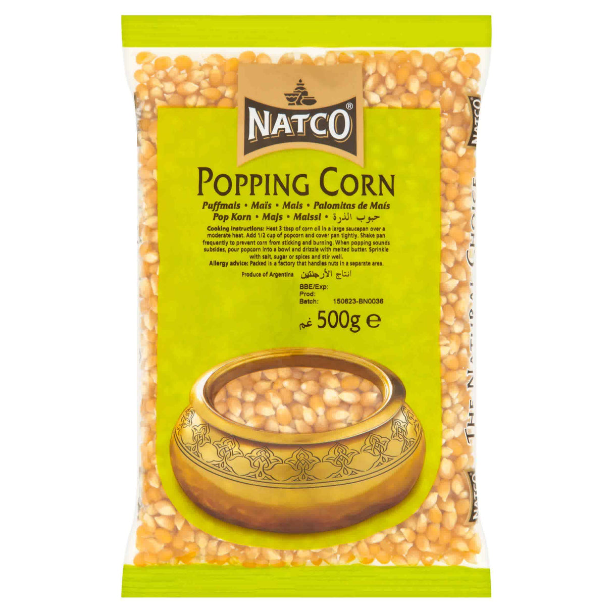 Image of Natco Popping Corn 500g