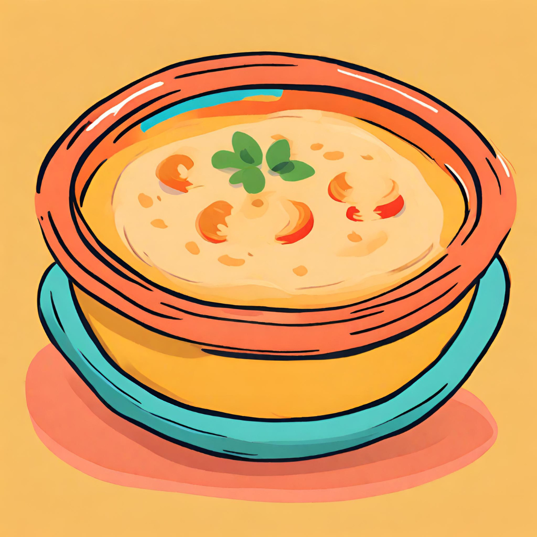 Comical Representation of Hummus