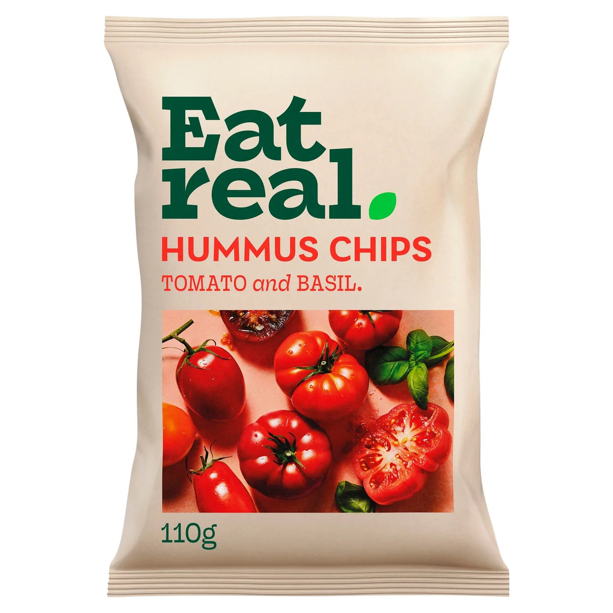 Eat Real Tomato & Basil Hummus Chips 110g