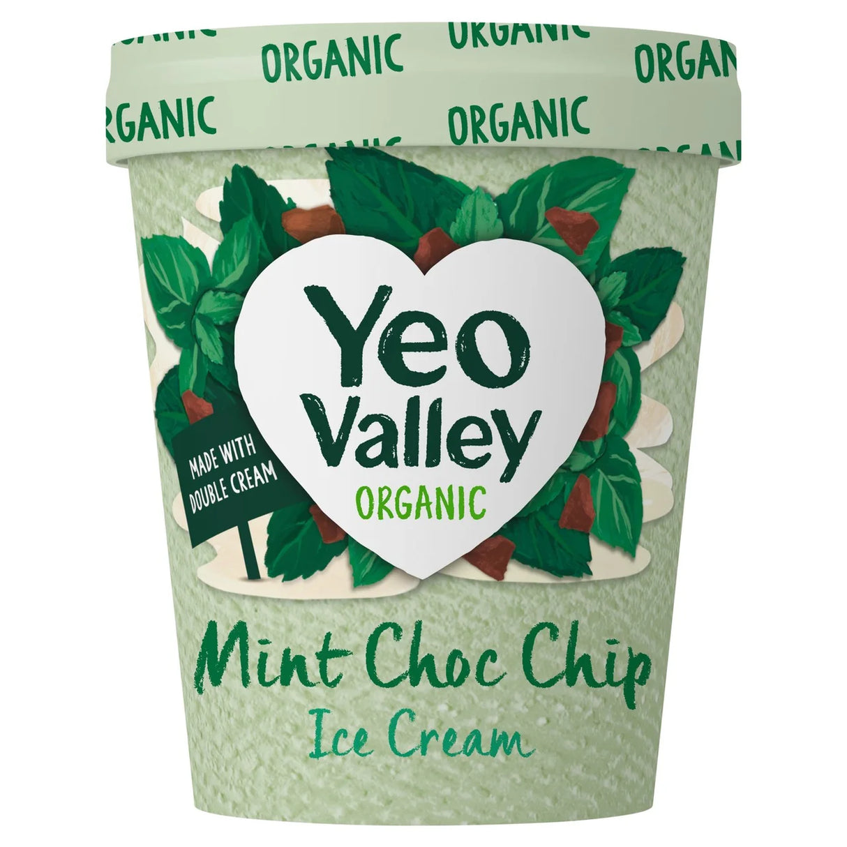 Yeo Valley Mint Choc Chip Ice Cream 500ml
