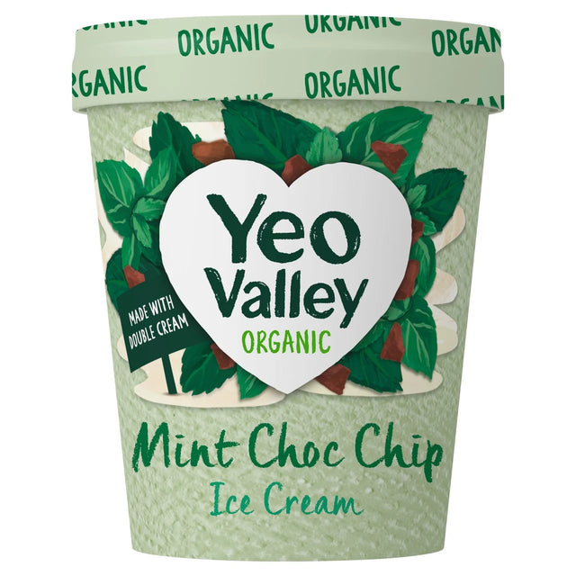 Yeo Valley Mint Choc Chip Ice Cream 500ml