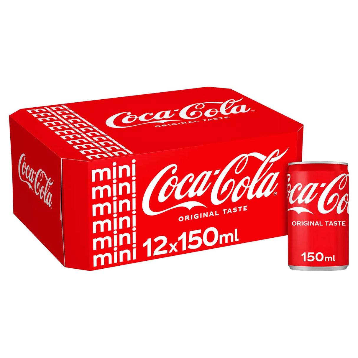 Coca-Cola Original Taste Cans 12 x 150ml