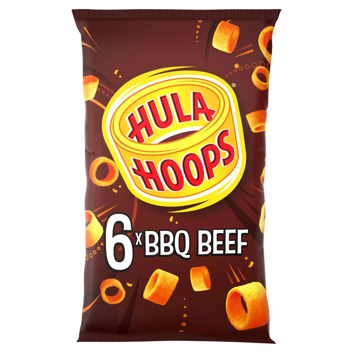 Hula Hoops BBQ Beef Multipack Crisps x6
