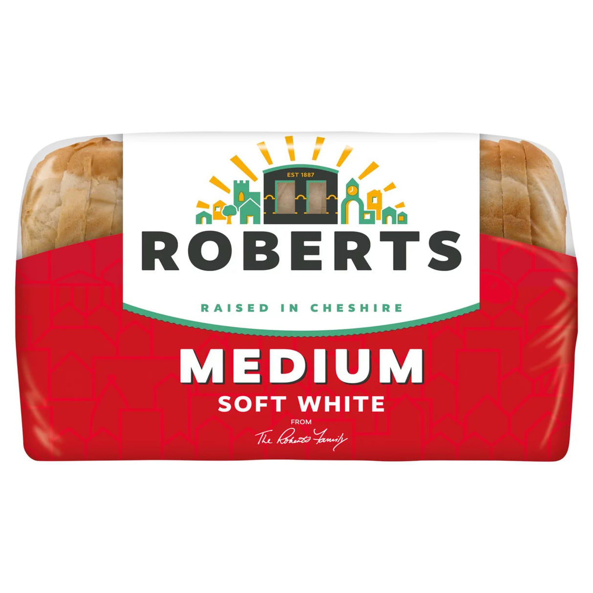 Roberts Medium Soft White Bread 800g