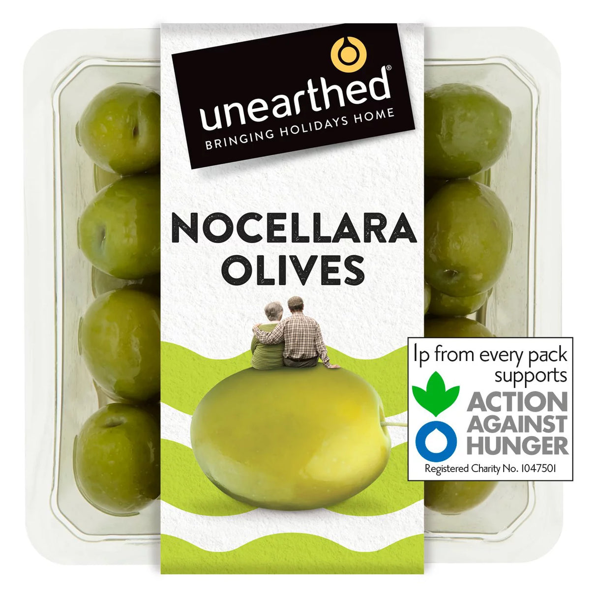 Unearthed Nocellara Olives 212g