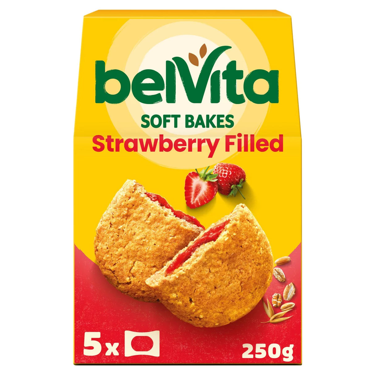 Belvita Strawberry Soft Bakes Breakfast Biscuits x5