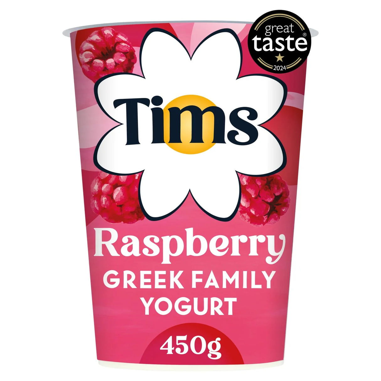 Tims Dairy Greek Style Raspberry Yoghurt 450g