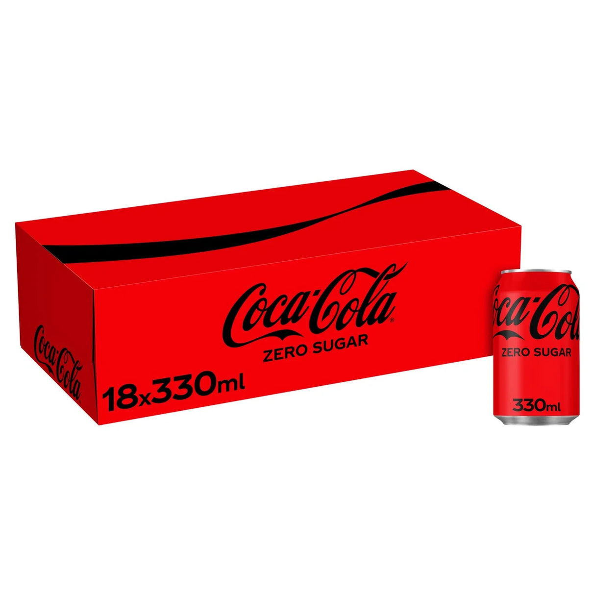 Coca-Cola Zero Sugar Cans 18 x 330ml