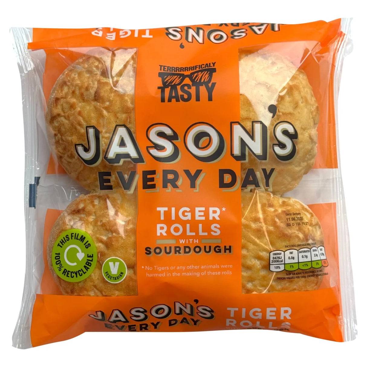 Jasons Tiger rolls 4PK