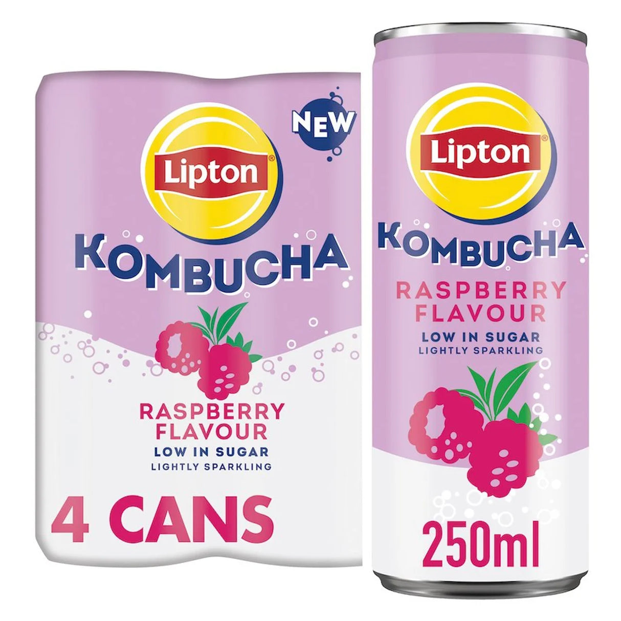 Lipton Raspberry Kombucha 4x250ml