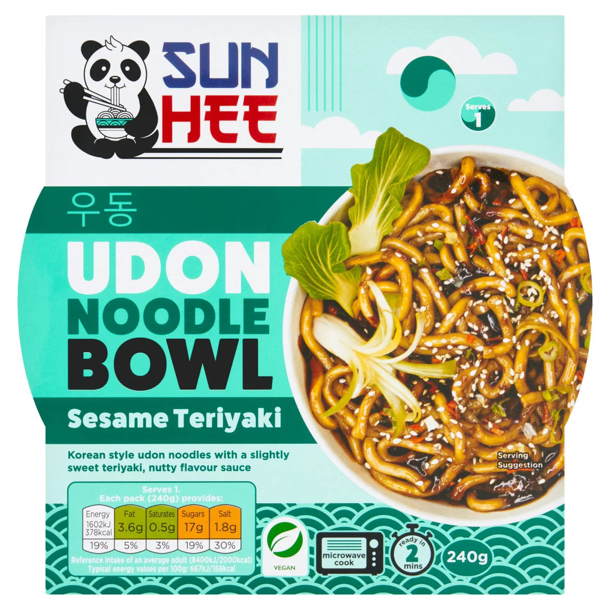 Sun Hee Sesame Teriyaki Udon Bowl 240g