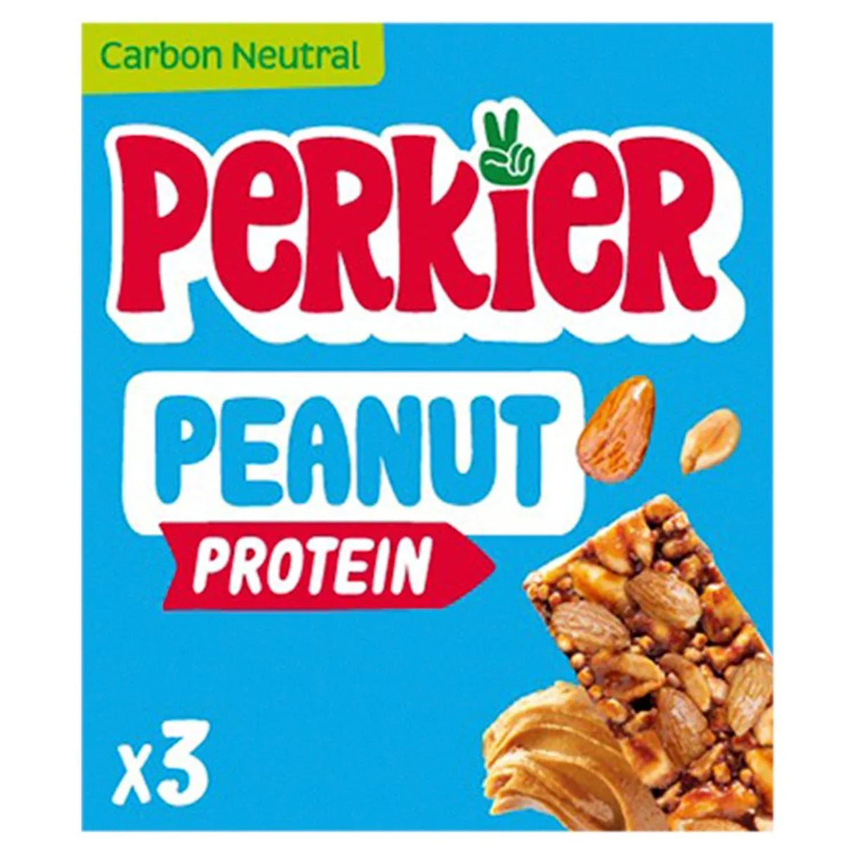 Perkier Crunchy Peanut Protein Bars 3 x 35g