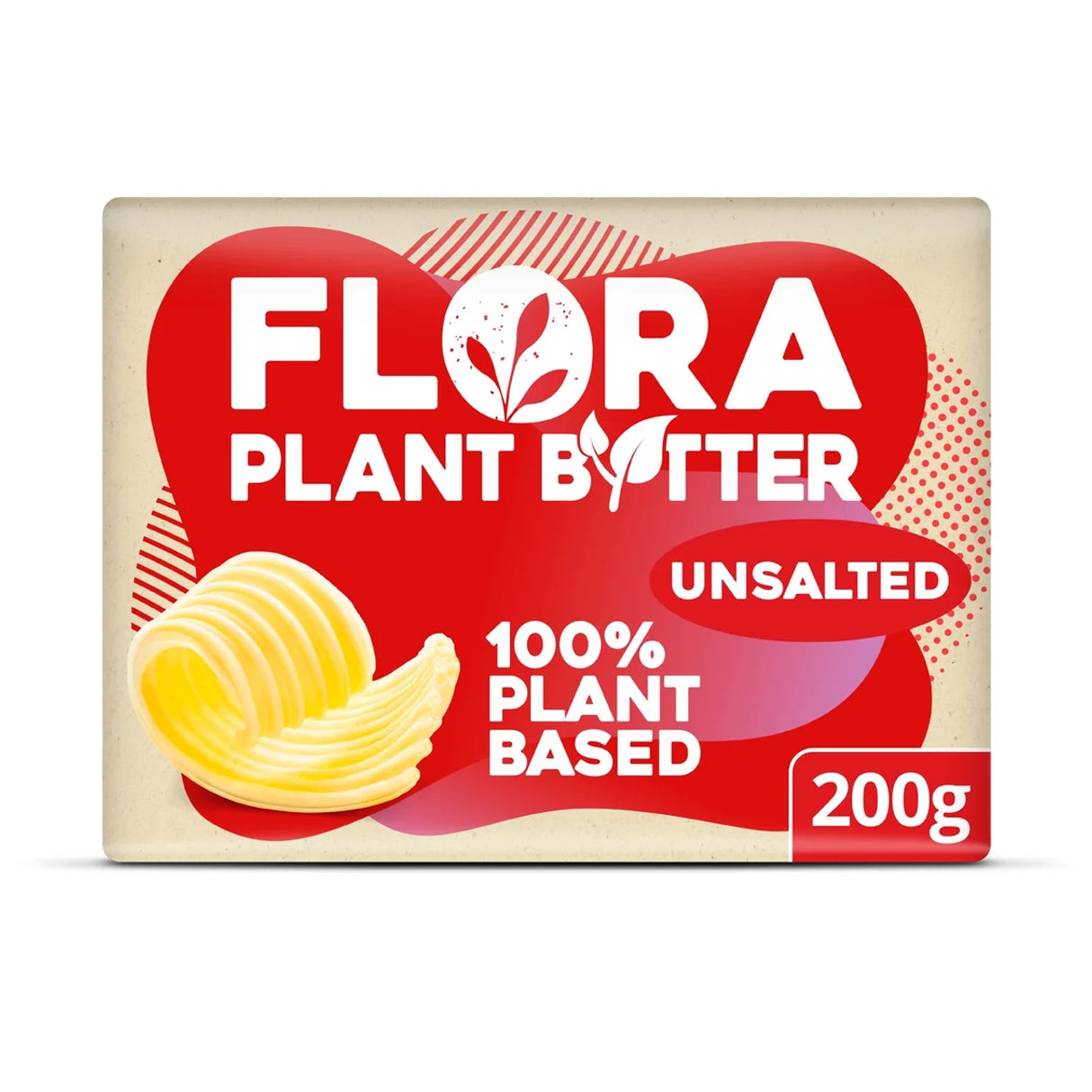 Flora Unsalted Block Butter Alternative 200g