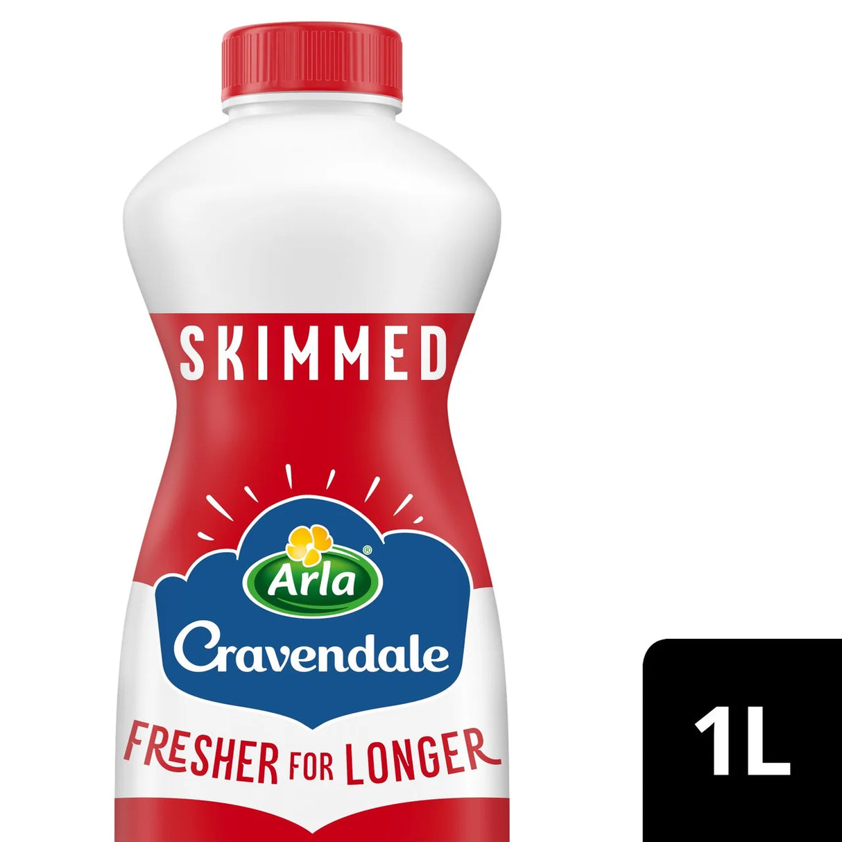 Cravendale Filtered Fresh Skimmed Milk 1L Fresher for Longer 1L