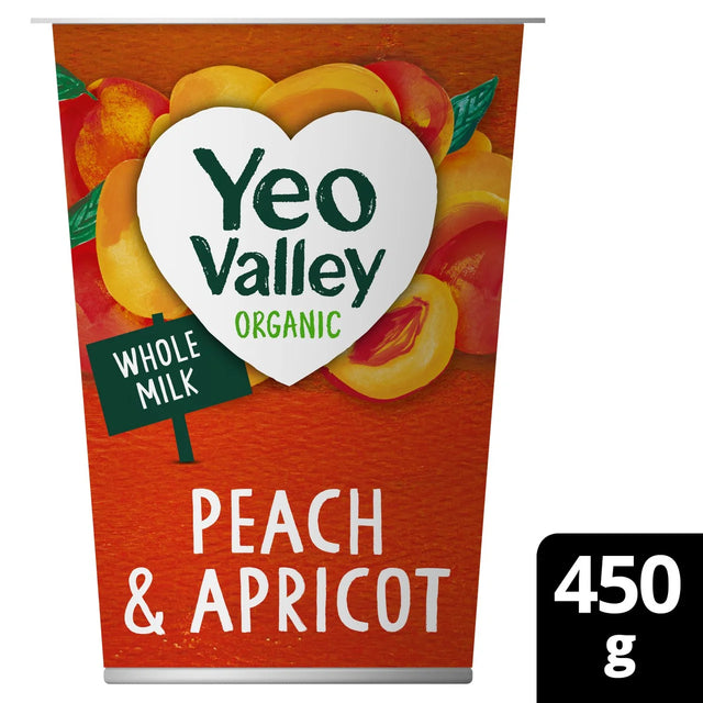 Yeo Valley Organic Peach & Apricot Yoghurt 450g