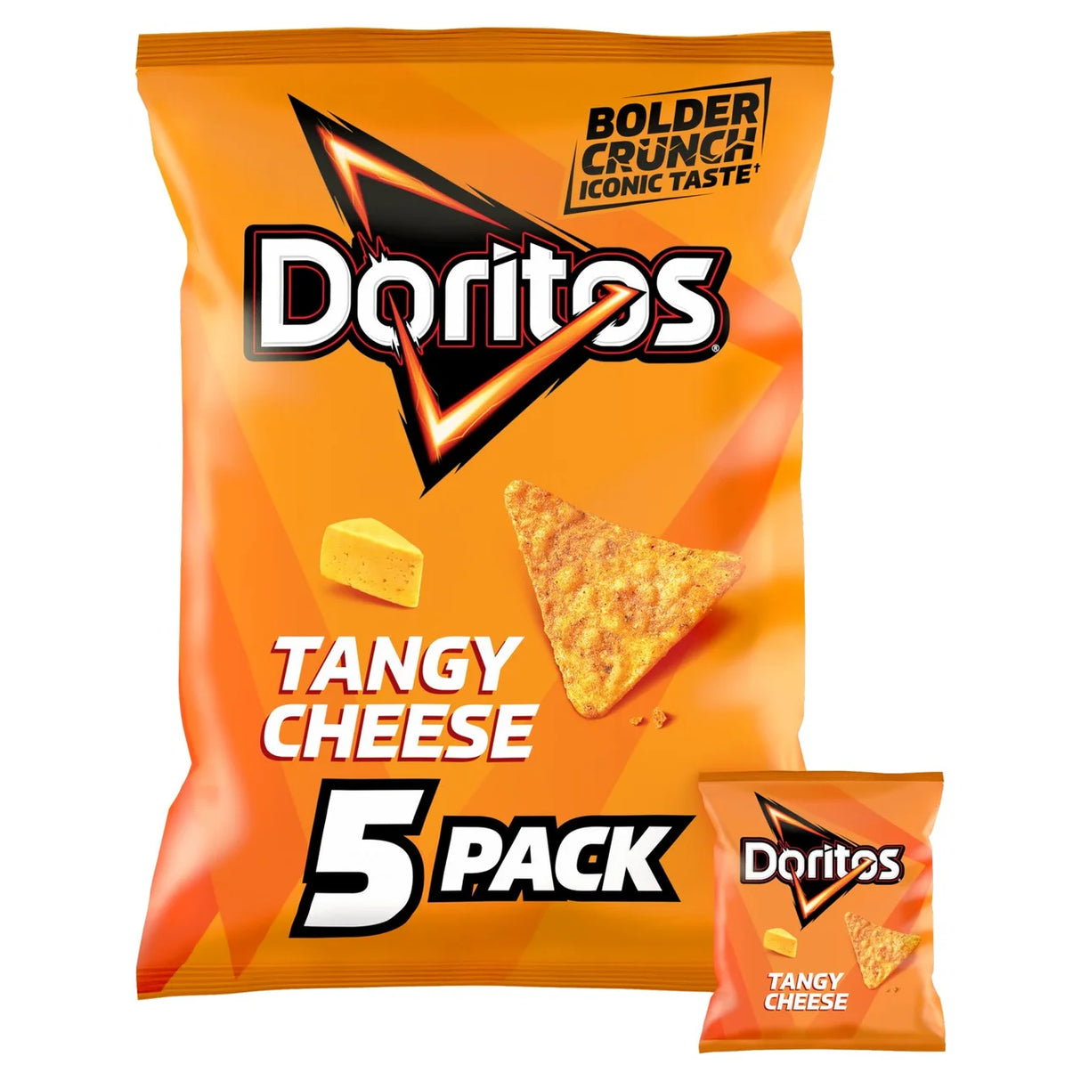 Doritos Tangy Cheese Tortilla Chips Multipack Crisps 5 x 30g