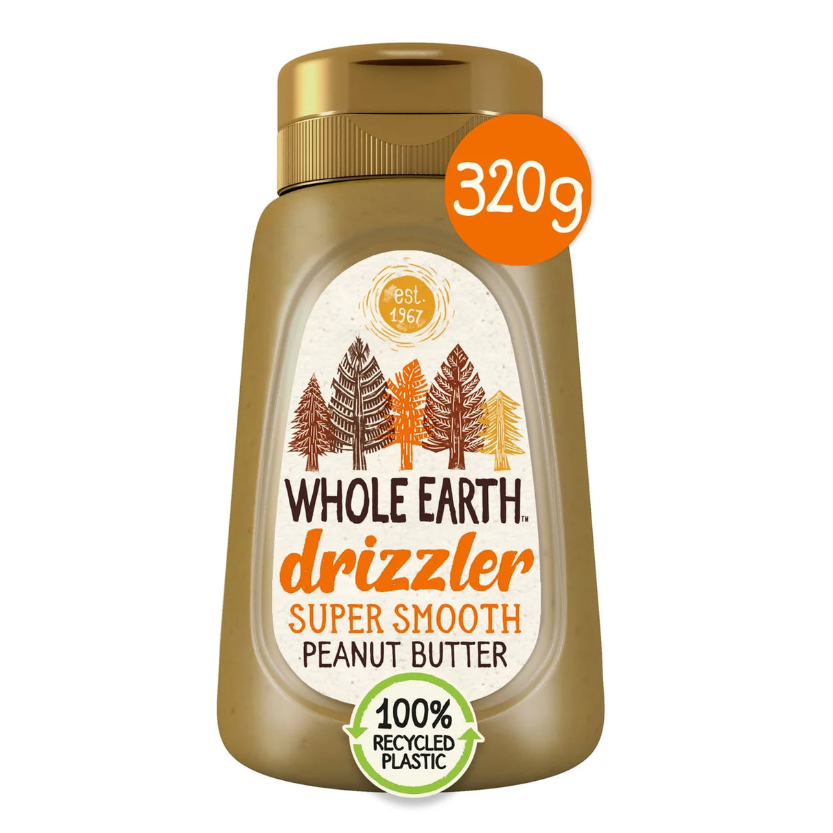 Whole Earth Drizzler Peanut Butter 320g