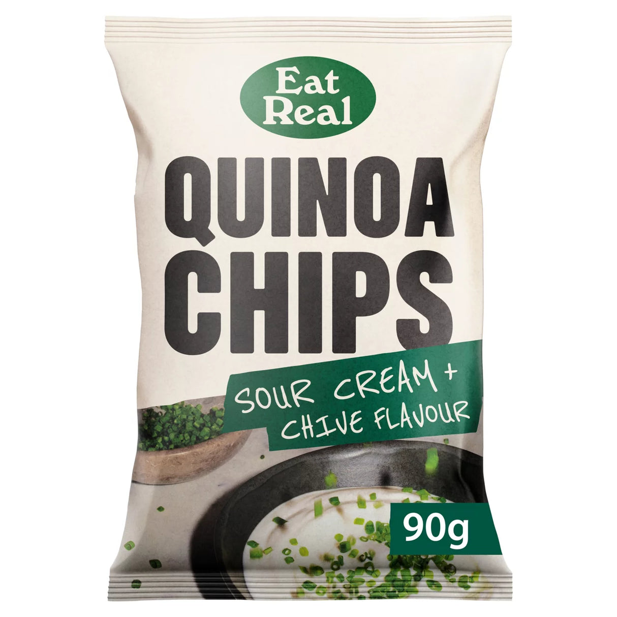 Eat Real Sour Cream and Chive Quinoa Chips 90g