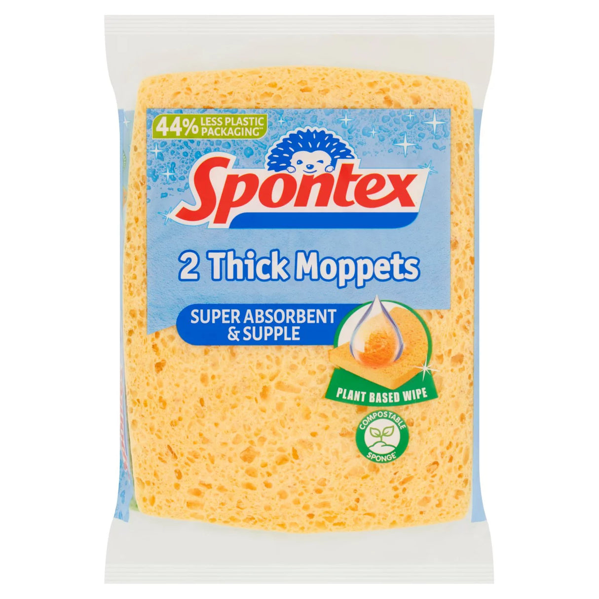 Spontex Thick Moppets 2Pk