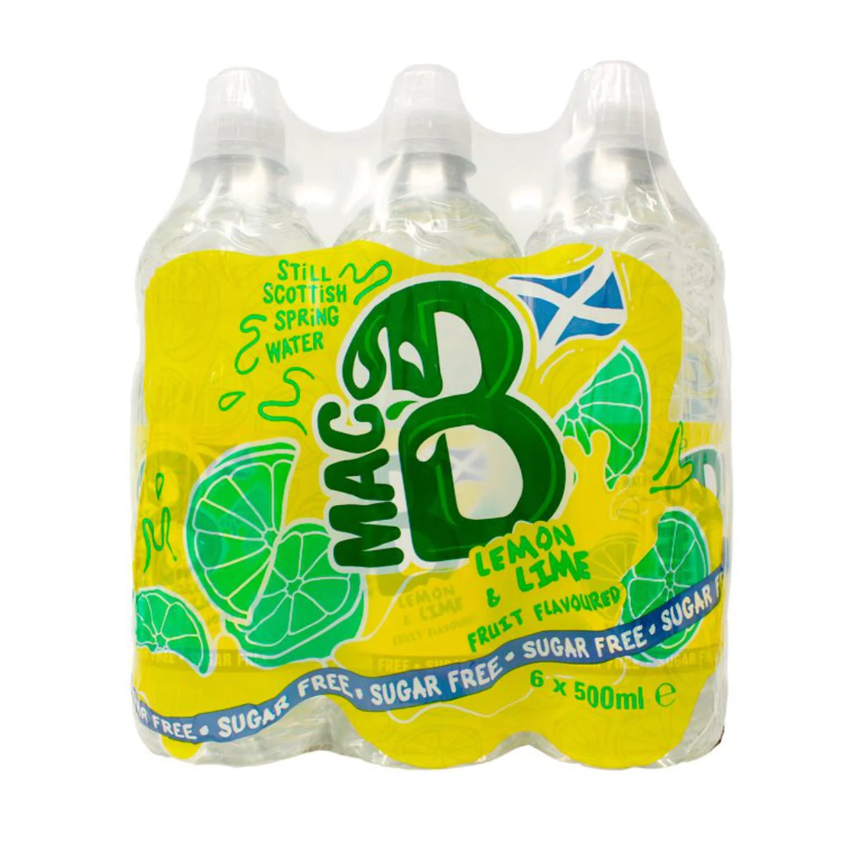 Macb Lemon & Lime Still Spring Water 6 x 500ml
