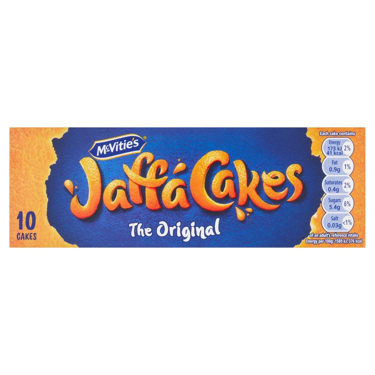 McVitie's Jaffa Cakes Original Biscuits 10 Cakes 110g