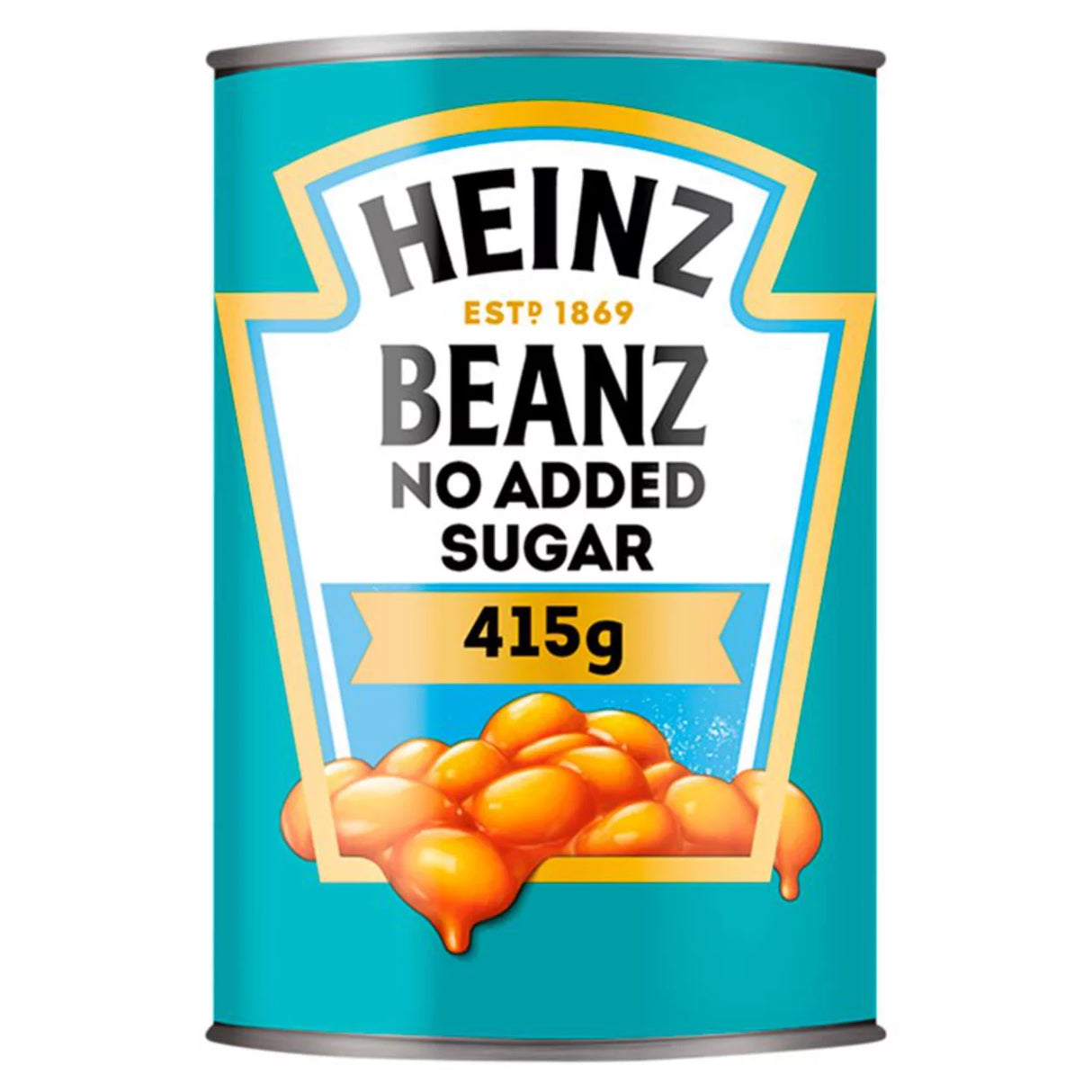 Heinz No Added Sugar Baked Beans in a Rich Tomato Sauce 415g