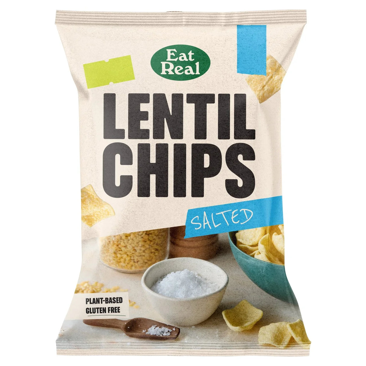 Eat Real Sea Salt Lentil Chips 95g