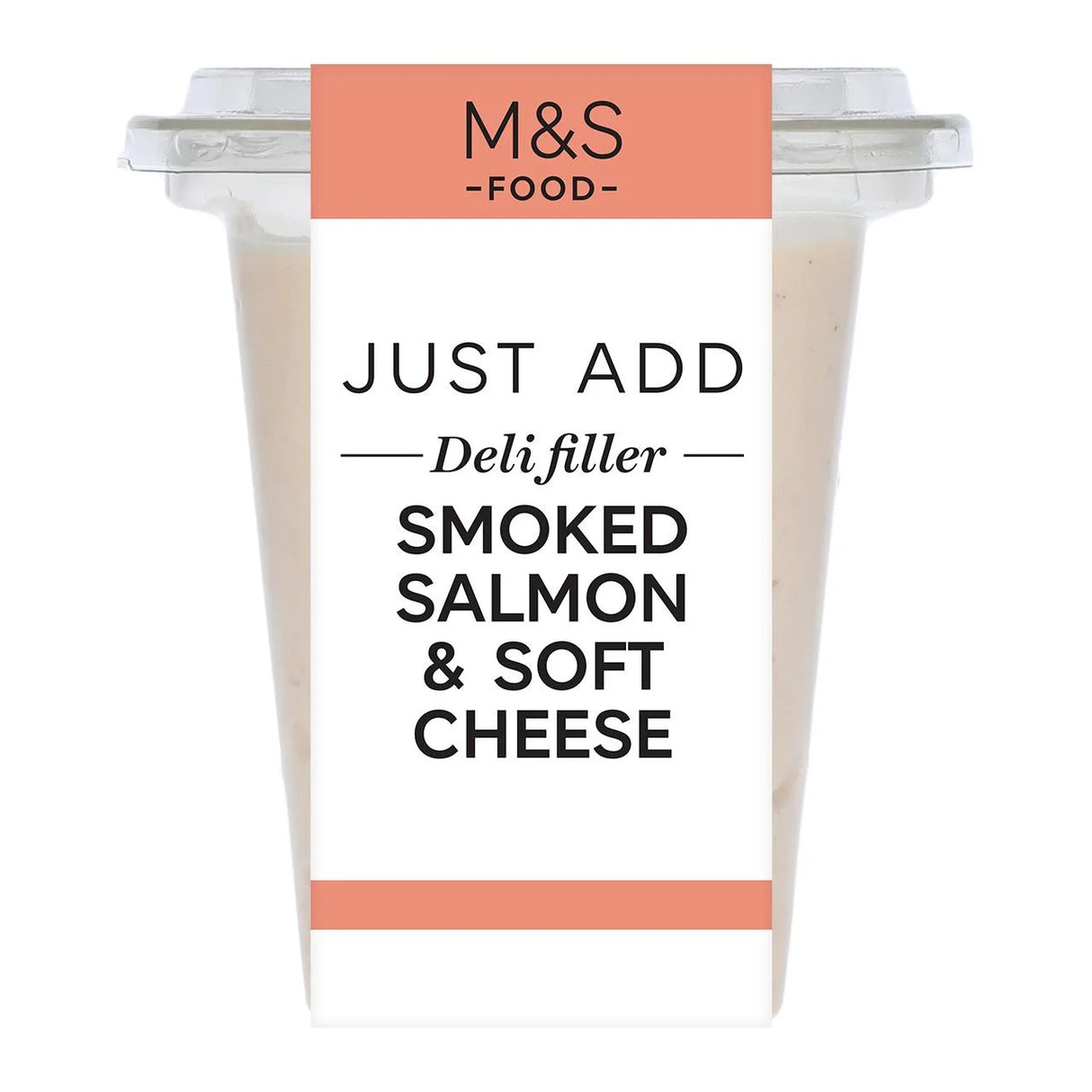 M&S Smoked Salmon & Soft Cheese Deli Filler 220g