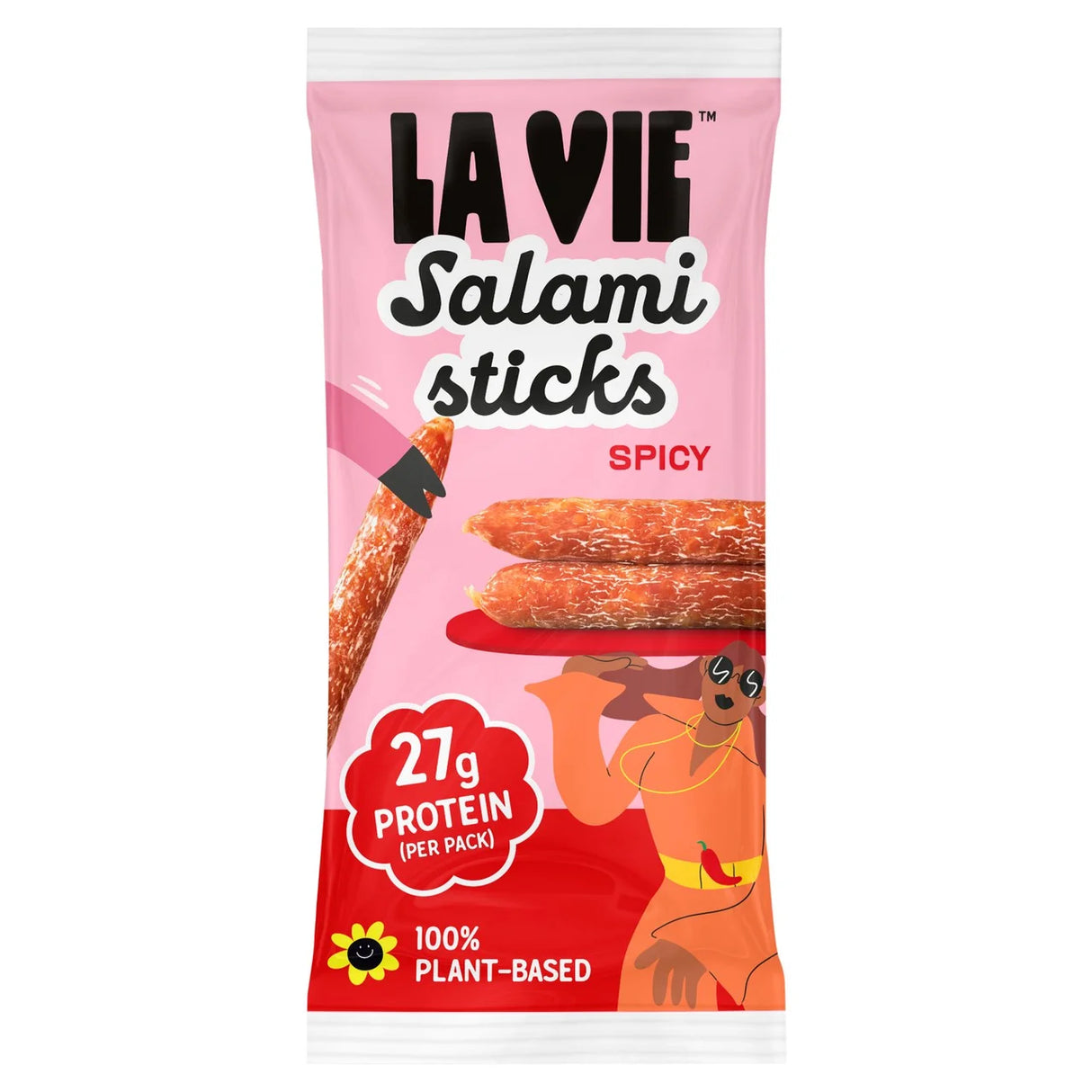 La Vie Vegan Salami Spicy 5PK