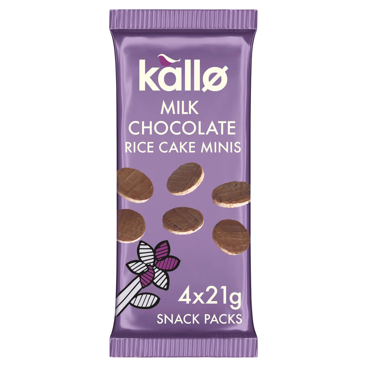 Kallo Belgian Milk Chocolate Mini Rice Cakes Multipack