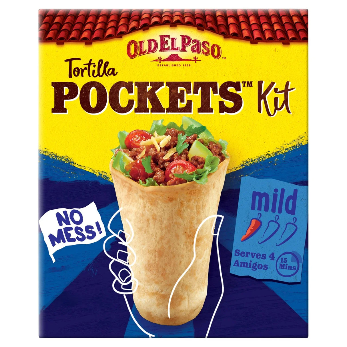 Old El Paso Tortilla Pockets Kit 375g