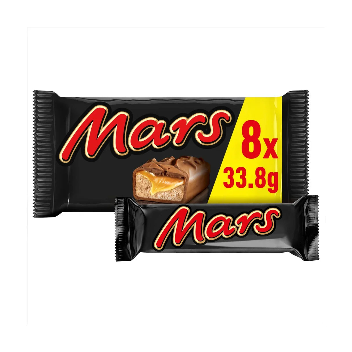 Mars Caramel, Nougat & Milk Chocolate Snack Size Multipack 8 x 33.8g