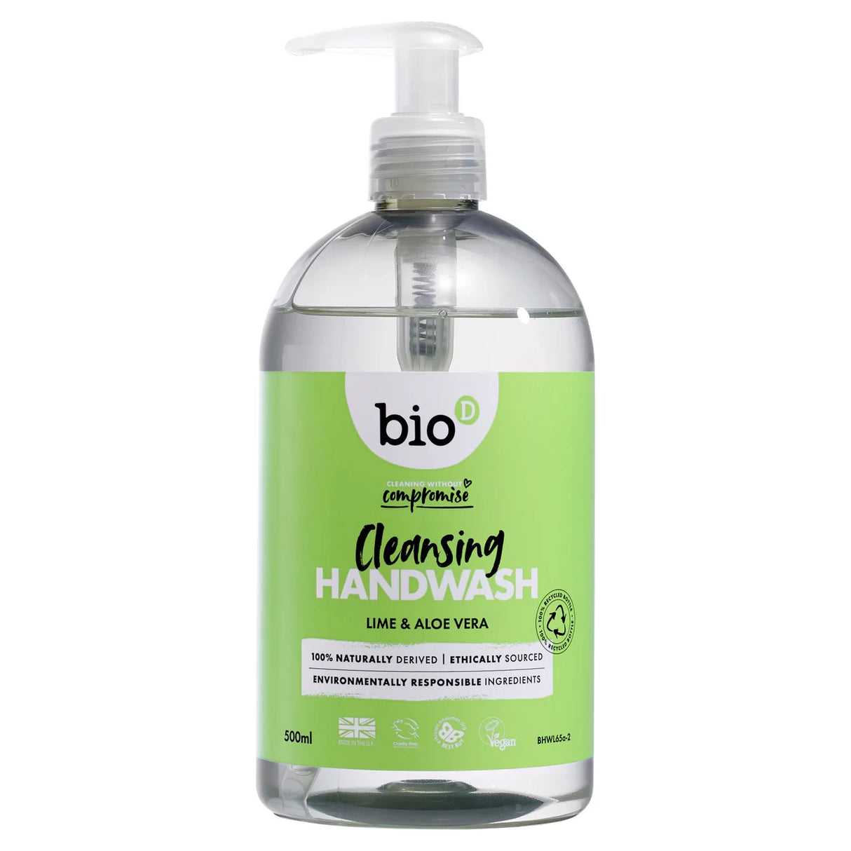 Bio-D Eco Lime & Aloe Vera Hand Wash 450ml