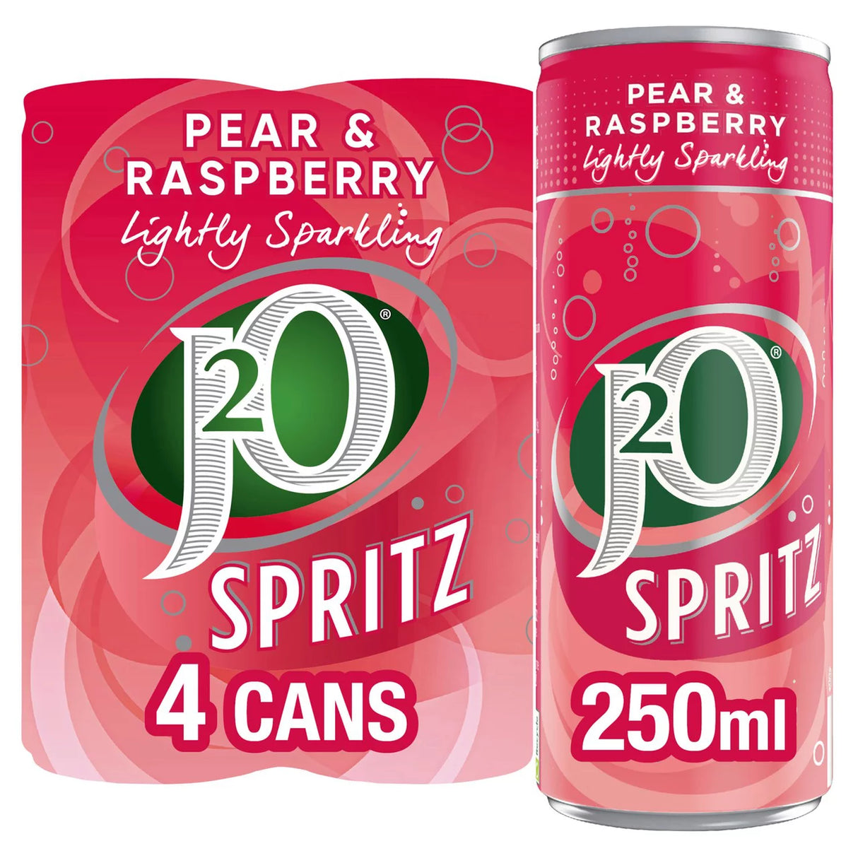 J2O Spritz Pear & Raspberry 4x250ml