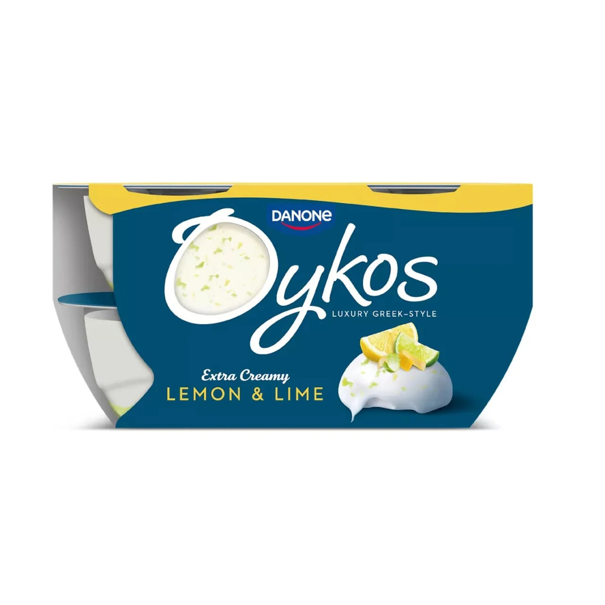 Oykos Lemon & Lime Luxury Greek Style Yoghurt Dessert 4x110g