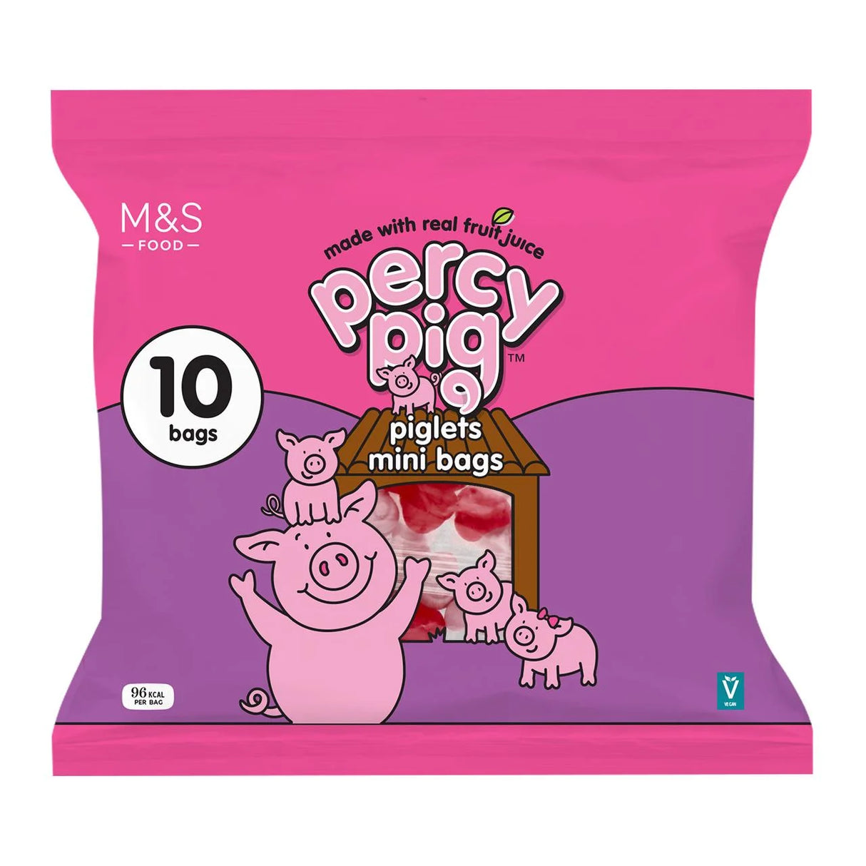 M&S Percy Pig Piglets Multipack 10 x 28g