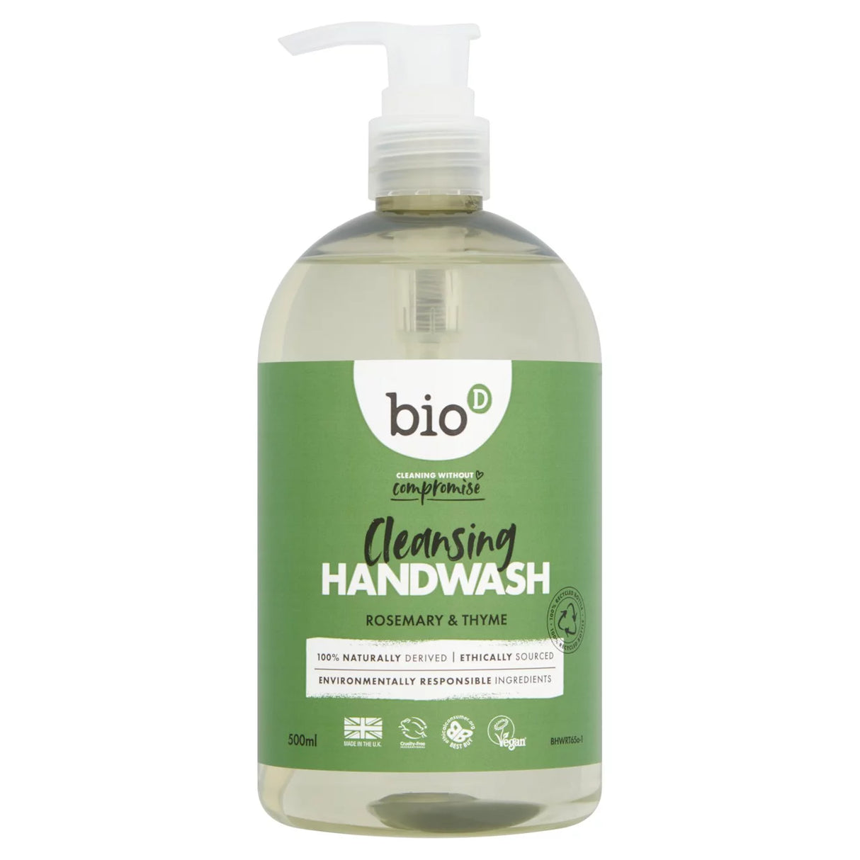 Bio-D Eco Rosemary & Thyme Hand Wash 450ml