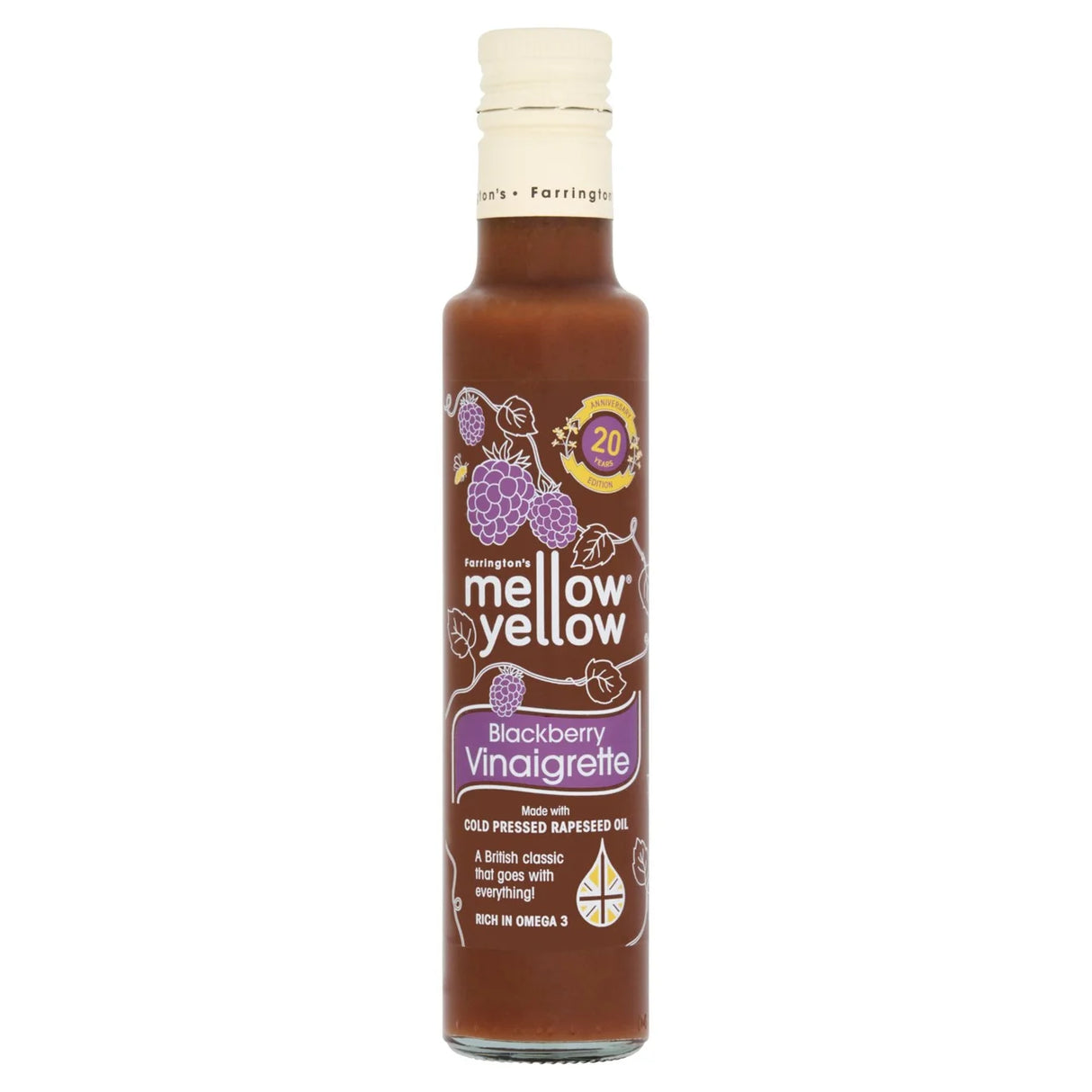 Farringtons Mellow Yellow Blackberry Vinaigrette 250ml