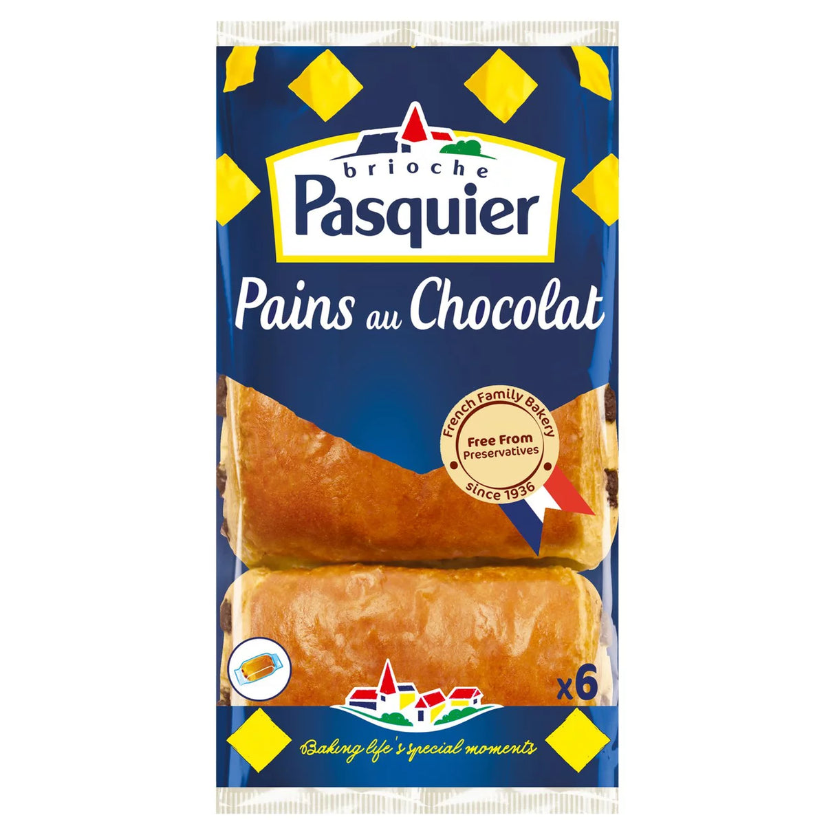 Brioche Pasquier Pain au Chocolat x6