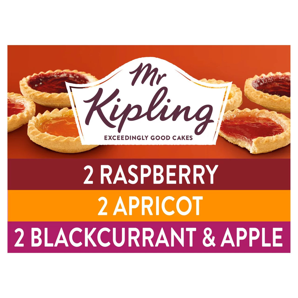 Mr Kipling Jam Tarts Cakes 6 Pack 6 per pack