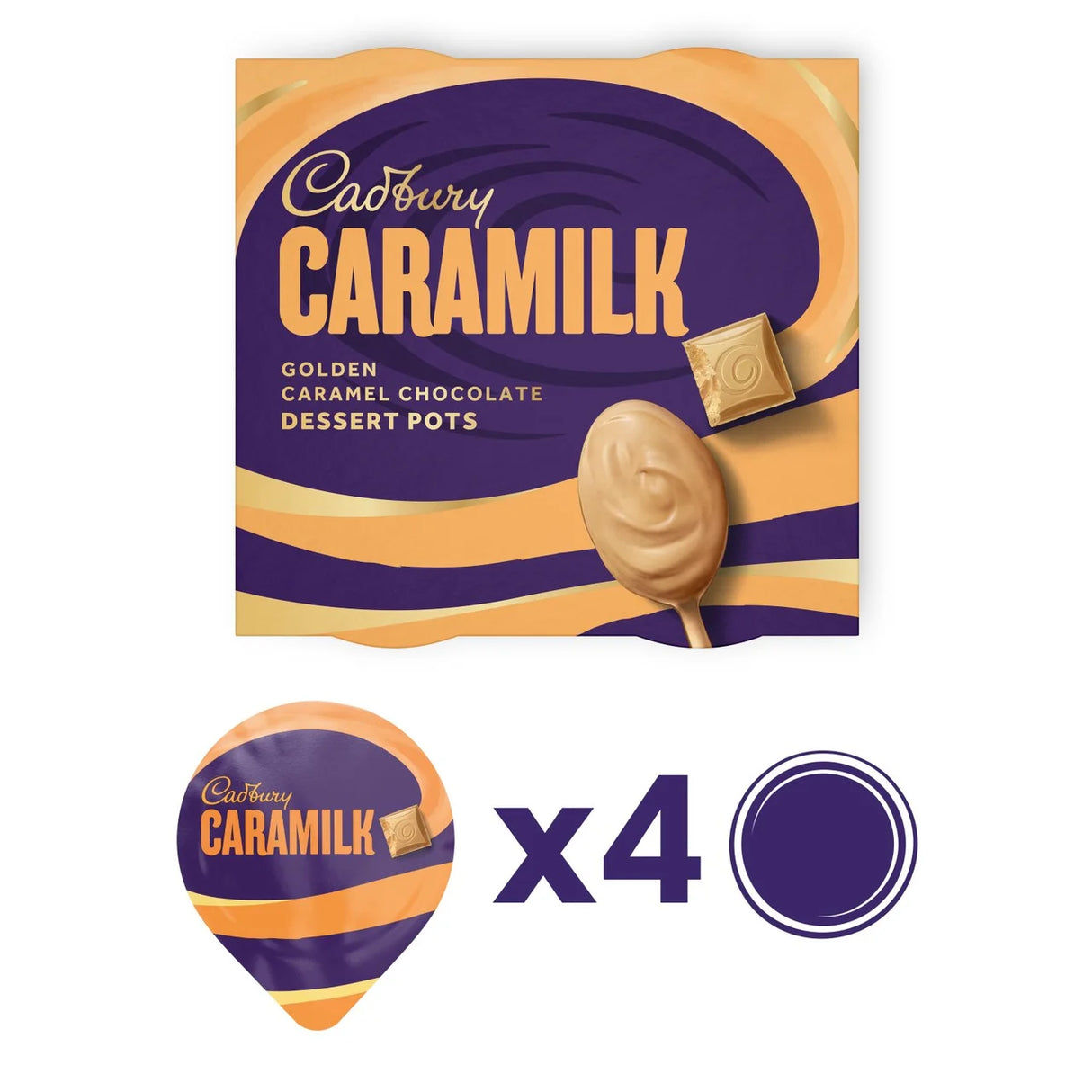 Cadbury Dairy Milk Pots of Joy Limited Edition Dessert 4 x 60g