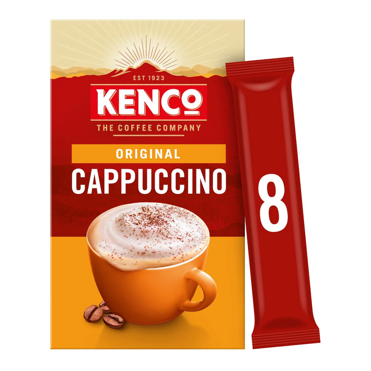 Kenco Cappuccino Instant Coffee Sachets 118.4g