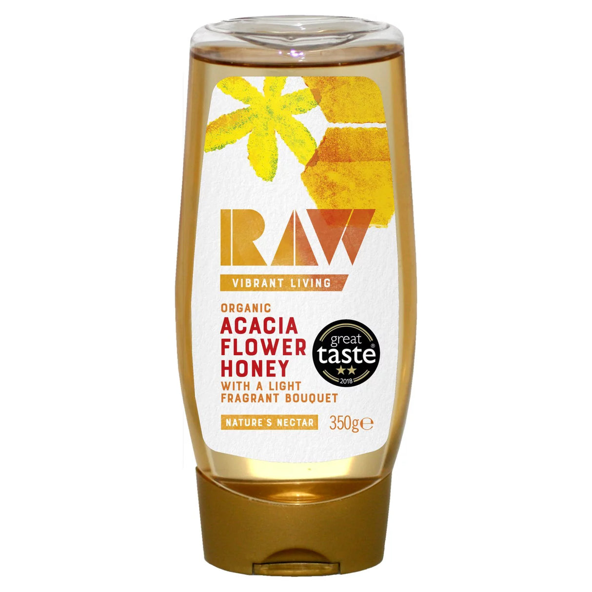 Raw Health Organic Acacia Flower Honey 350ml