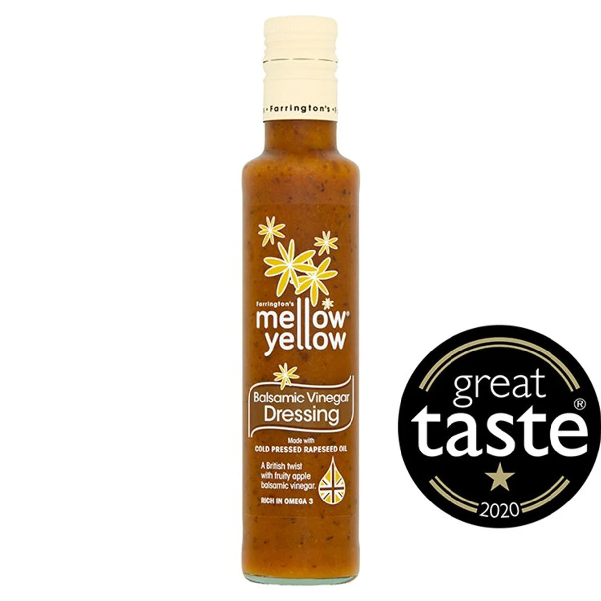 Farringtons Mellow Yellow Balsamic Vinegar Dressing 250ml